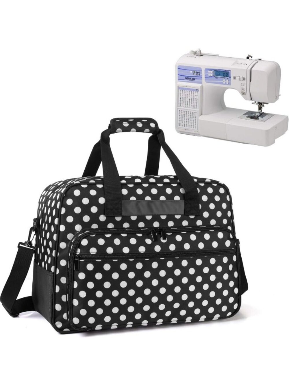 Sewing Machine Carrying Case - Fits Standard Machines & Supplies